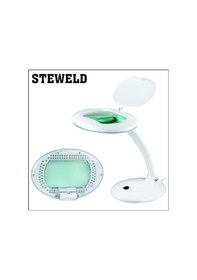 Resim Steweld 8095 Led-90 3d+12d Led Işıklı Masa Üstü Büyütüteç 