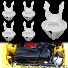 Resim Lasonstiges 5x Kaput Braketi Hood Pervane Kanca Kanca Kanca Tutucu Honda Accord S2000 Civic Hr-v Cr-v Acura Tsx Rdx 91503ss0003 Için Caz Uyar 