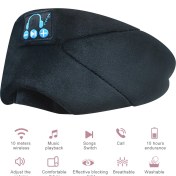 Resim Kosona Siyah İçinç Battaryalı Bluetooth Müzik Göz Maske - Konuşma Ve Uyku İçin Işık Engellici Akıllı Gözlük Diğer 