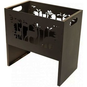 Resim Geyik Desenli Şömine 