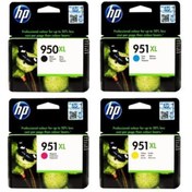 Resim HP 950XL HP 951XL ORİJİNAL KARTUŞ 4'LÜ SET CN045 CN046 CN047 CN048 