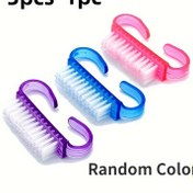 Resim Ergonomik Tırnak Temizleme Fırça Seti - Tırnak ve Ayak Tırnaklarının Derinlemesine Modifikasyonu - Salon Kalitesinde Manikür Pedikür Aracı - Dayanıklı Mini Çoklu Kinetik Enerji Bilgisayar Temizleme Fırçası, Boşluk Temizliği, Masaüstü Temizliği, El ve Ayak Renkleri Rastgele için Mükemmel 