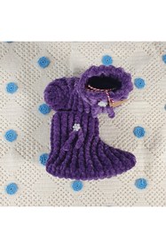 Resim ModMio Çocuk Kadife Ev Botu | El Yapımı Yumuşak Kaymaz Tabanlı Panduf 