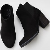 Resim Bueno Shoes Siyah Siyah Nubuk Kadın Topuklu Bot 01wp1500 