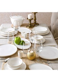 Resim Pierre Cardin Pure Gold 60 Parça Yemek Takımı Siyah 