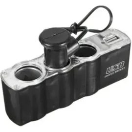 Resim Şüscar Oto Araç Çakmaklık Çoğaltıcı USB Araba Çakmak Soket Çoklayıcı Şarj 