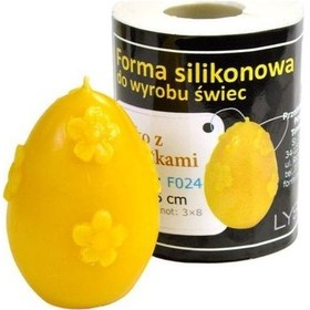 Resim Lyson Mum Kalıbı, Papatya Çiçekli Yumurta 