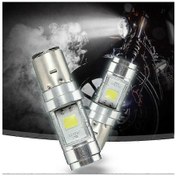 Resim Adet Ba20d H6 S2 Süper Parlak Motosiklet Led Far Yüksek/kısa Far Dönüşümü Beyaz Ampuller. 