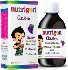Resim Nutrigen Üzüm Çekirdeği Ekstreli Vitamin Mineral Şurubu 200 ML 