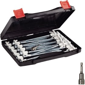 Resim campasist Kalın Vidalı Tente Çadır Kazığı 20adet 