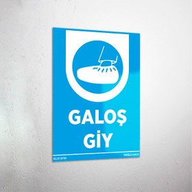 Resim Galoş Giy Levhası - 50x70 cm / Kompozit 