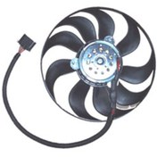 Resim FAM Volkswagen Polo 4 99/01 Klima Fanı Motorlu 3 Fişli (9 Kanat) 