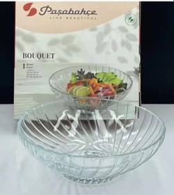 Resim Paşabahçe 530124 Bauquet Cam Kase 1370cc Şeffaf 