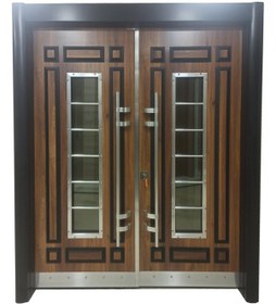 Resim Çelik Kapı Modelleri Saruhan Kabartma Model Bina Kapısı Sol 