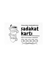 Resim Kafe Sadakat Kartı Promosyon Hediye Kartı 20 Adet 