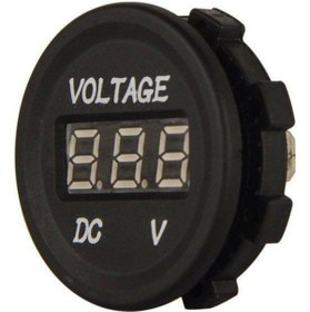 Resim Platoon Araba Motosiklet Yeşil Led Dijital Ekran Voltmetre Su Geçirmez Yeşil Dijital Ekran Volt Gösterge 