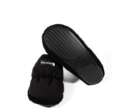 Resim Lotto Peluche 2025 Siyah Erkek Ev Ayakkabısı Panduf 