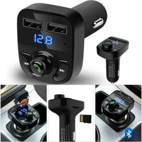 Resim Bluetooth Fm Transmitter Car X8 