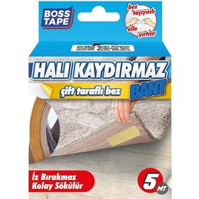 Resim Boss Tape Kaydırmaz Halı Yapıştırma Bandı 50 MM x 5 M 