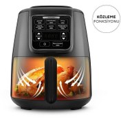 Resim Karaca Air Pro Cook Köz XL Airfryer Black Gold 