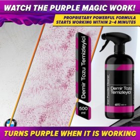 Resim Koporta Jant Demir Tozu Sökücü Demir Parçacıklarını Ve Endüstriyel Atıkları Hızla Temizler 500ml 