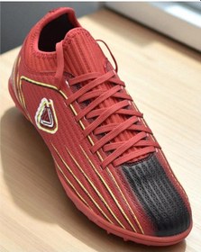 Resim 242-137 Playup Rahat Taban Erkek Halısaha Ayakkabı Futbol Ayakkabısı Kırmızı 