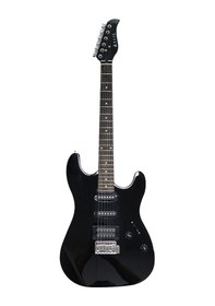 Resim Angel Aeg06-bk Siyah Elektro Gitar Sg Tipi Gövde Agresif Rock Tonu 