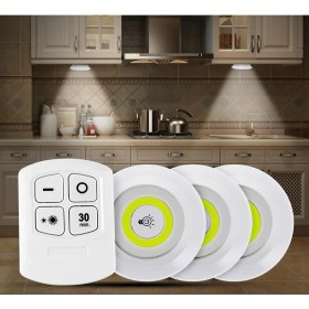 Resim Uzaktan Kumandalı Yapışkanlı Kablosuz Pilli LED 3’lü GO50607093750 