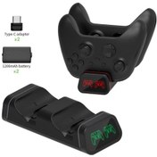 Resim Xbox One/series Oyun Kolu Joystick Pil Type-c Şarj Istasyonu 