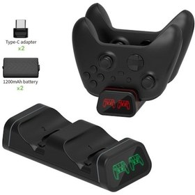 Resim Xbox One/series Oyun Kolu Joystick Pil Type-c Şarj Istasyonu 