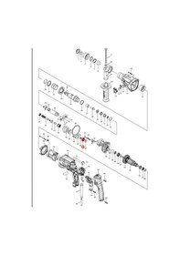 Resim Makita HR2460 Rulman 608 Ürün Kodu 210005-4 