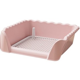 Resim Suntek Köpek Tuvalet Taşınabilir Eğitim Lazımlık Pembe 