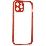 Resim 12 Kılıf Miami Şeffaf Silikon - KIRMIZI-(5796) 