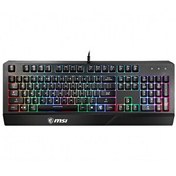 Resim MSI Vigor GK20 TR Q RGB Membrane Kablolu Oyuncu Klavyesi 