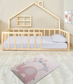 Resim Loolpi Home Unisex Montessori Bebek Ve Çocuk Karyolası Doğal Ahşap Yatak 