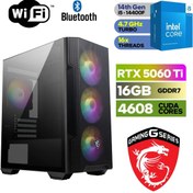 Resim MSI GAMİNGPCDDR5 -RTX 5060Tİ 16GB - İNTEL CORE İ5 14400F - 32 GB DDR5 RAM- 1 TB M.2 SSD - WİNDOWS 11 PRO 