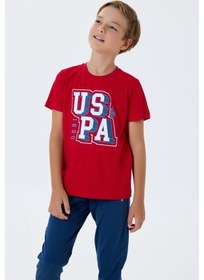 Resim U.S. Polo Assn. U.s. Polo Assn. Erkek Çocuk Kırmızı Pijama Takım Us2410-c-v2 