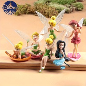 Resim 6 adet Disney Çiçek Peri Prensesi, Festival Figürü Bebek Süsleri ve Dekorasyonları, Koleksiyon Küçük Heykel Seti, Günlük Tatil Parti Masa Dekorasyonu ve Arkadaşlar Arasında Hediye, Aile Toplantısı Dekorasyonu, Bahçe Çim Saksı Dekorasyonu, Oturma Odası Kullanımı için Uygun Doğum Günü Hediyeleri 