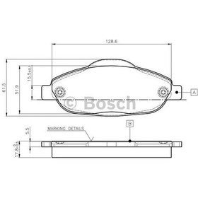 Resim BOSCH 986495266 Fren Balatası Ön 308 07- 3008 09- 