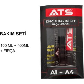 Resim Ats Zincir Bakım Seti 400ML + 400ML + Fırça 