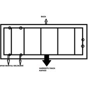 Resim MAKER 150 X 200 Çift Parçalı Baza Kapak Demiri ( 67,5 X 192,5 ) 1 Adet Ölçü Ver Yapılsın 