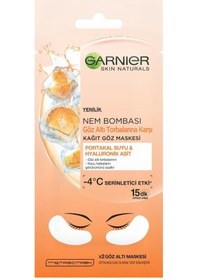 Resim Garnier Nem Bombası Göz Altı Torbalarına Karşı Kağıt Göz Maskesi 