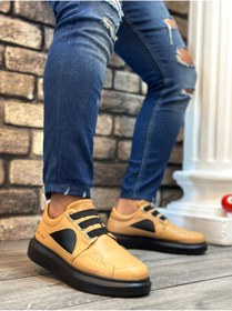 Resim BOA BA0302 Boa Kalın Taban Bağcıksız Tarz Casual Karamel Renk Erkek Ayakkabı 