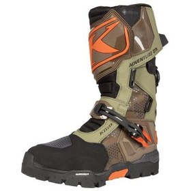 Resim Klim Adventure Gore-Tex Korumalı Motosiklet Botu Yeşil / Gri 