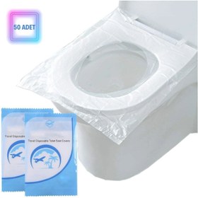 Resim Marsilyan 50 Adet Kullan At Pratik Kullanımlı Hijyenik Klozet Kapağı Poşeti (4887) 