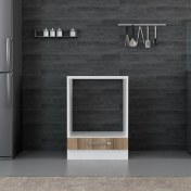 Resim Minar Mutfak Alt Modül 1k 60 cm Ank Dolap Beyaz D1 