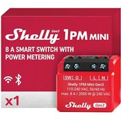 Resim Shelly 1PM Mini Gen3 Enerji Ölçer Röle 