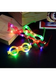 Resim Led Işıklı Yanar Söner Parti Gözlüğü Seti 12 Adet 