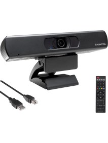 Resim Konftel CAM20 Eptz 4K Ultra Hd USB Auto Framing 8x Dijital Yakınlaştırmalı Uzaktan Kumandalı Webcam Pc Kamera 