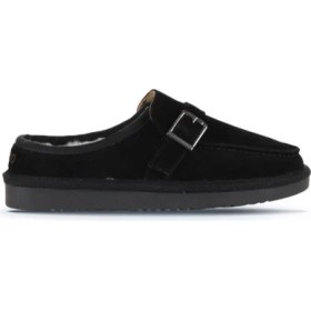 Resim Bueno Shoes Siyah Süet Kadın Düz Terlik 05WT104 05WT104 